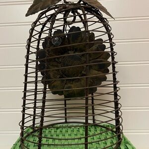 Sunflower Iron Metal Indoor Outdoor Gardening Patio Decor RARE Rustic